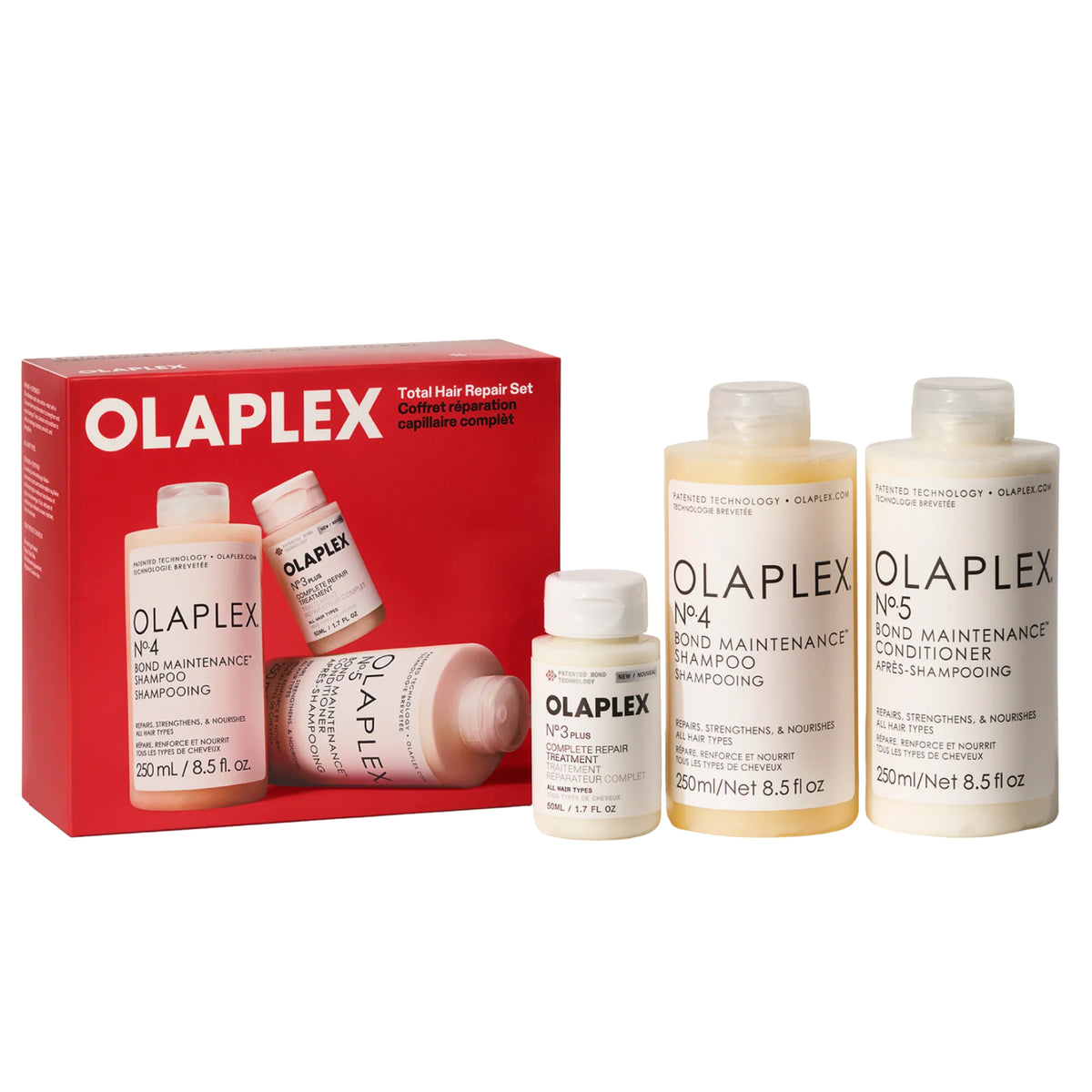 Olaplex Total Hair Repair Set - 3-Piece Bond Building Kit