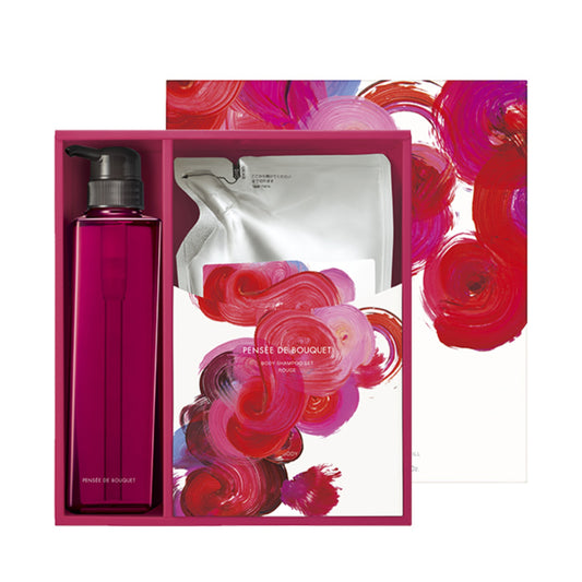 POLA Pensee de Bouquet Body Shampoo Set Rouge (500ml + 470ml Refill)