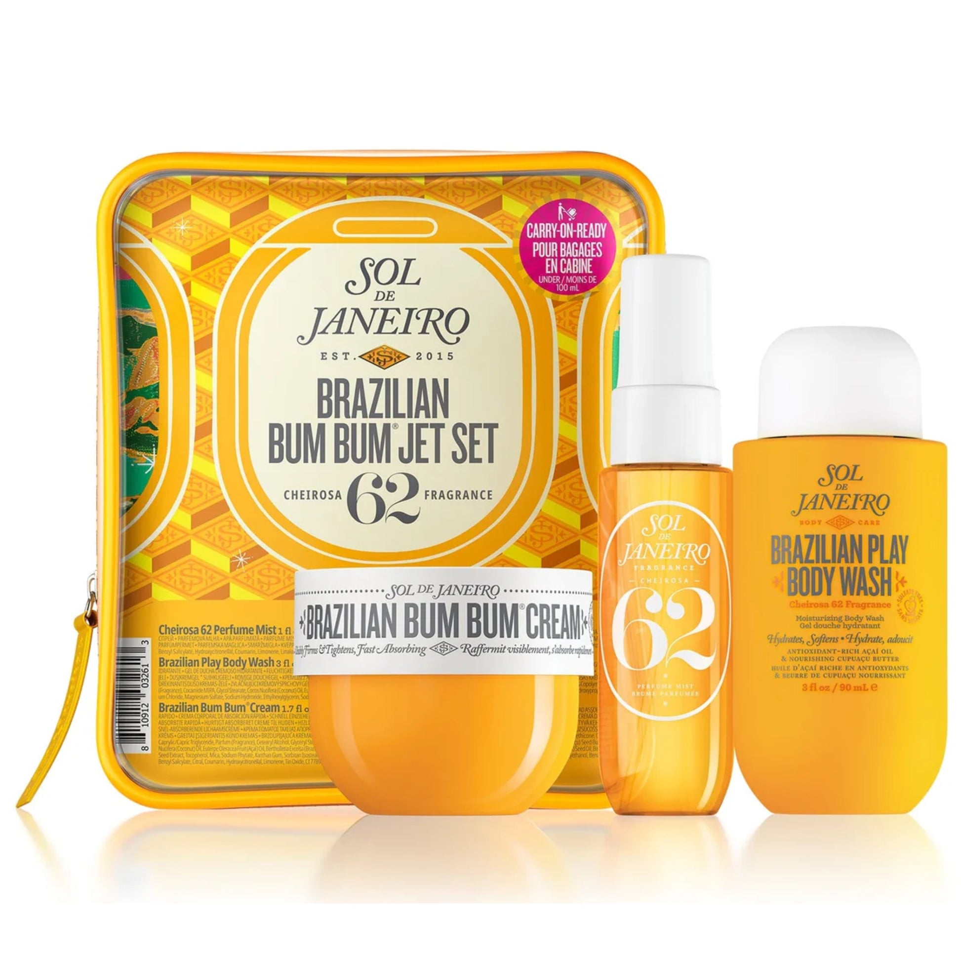 Sol de Janeiro Bum Bum Jet Set - 3-Piece Travel Gift Set