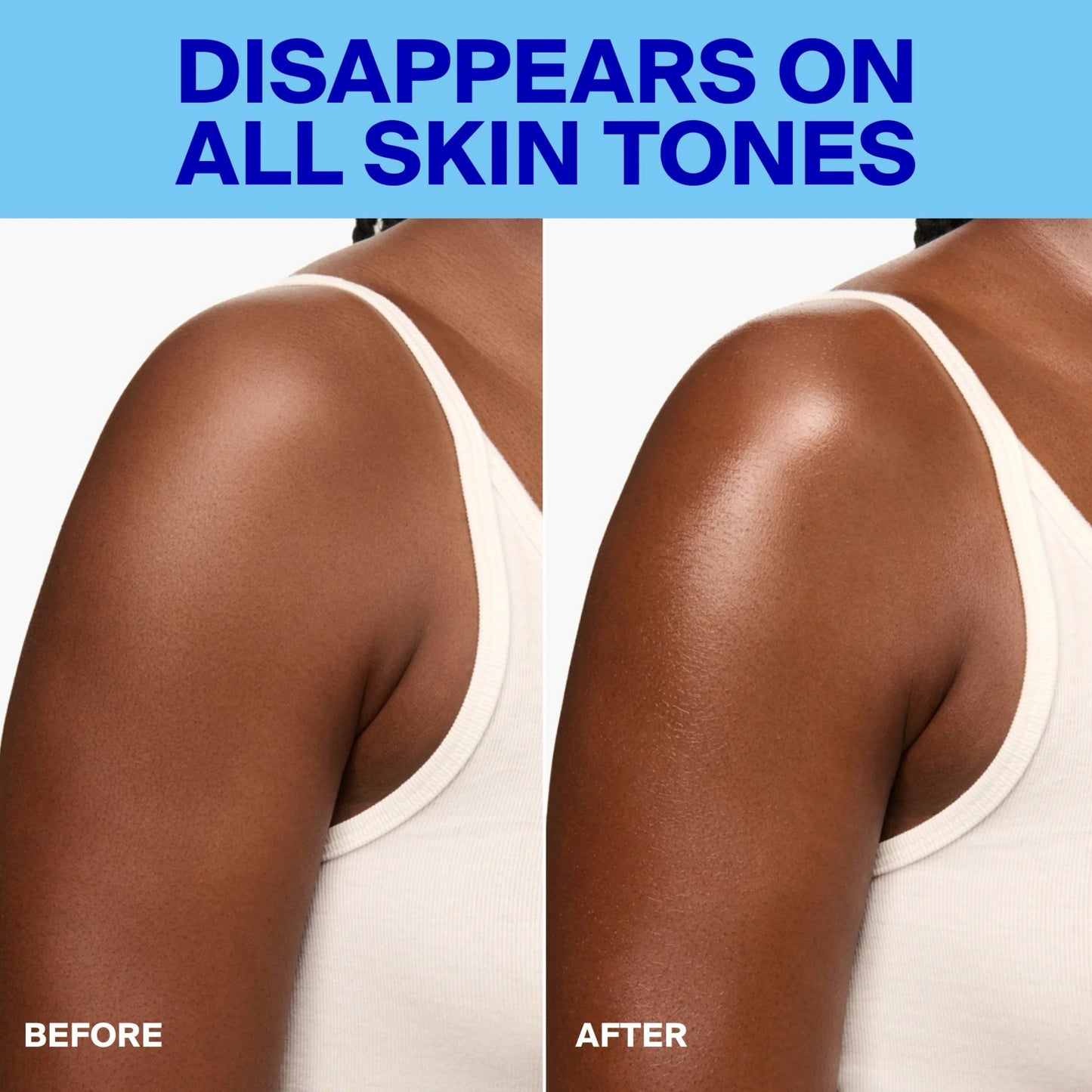 Supergoop! PLAY Antioxidant Body Mist SPF 30 with Vitamin C - Before and After