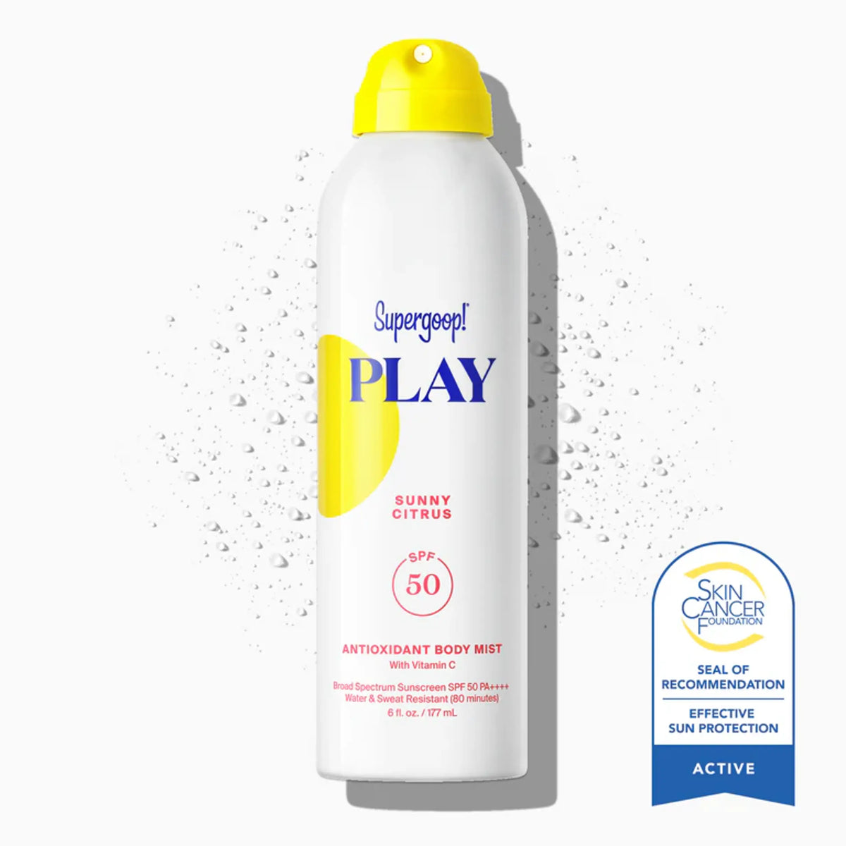 Supergoop! PLAY Antioxidant Body Mist SPF 50 with Vitamin C