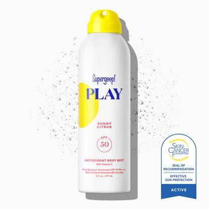 Supergoop! PLAY Antioxidant Body Mist SPF 50 with Vitamin C