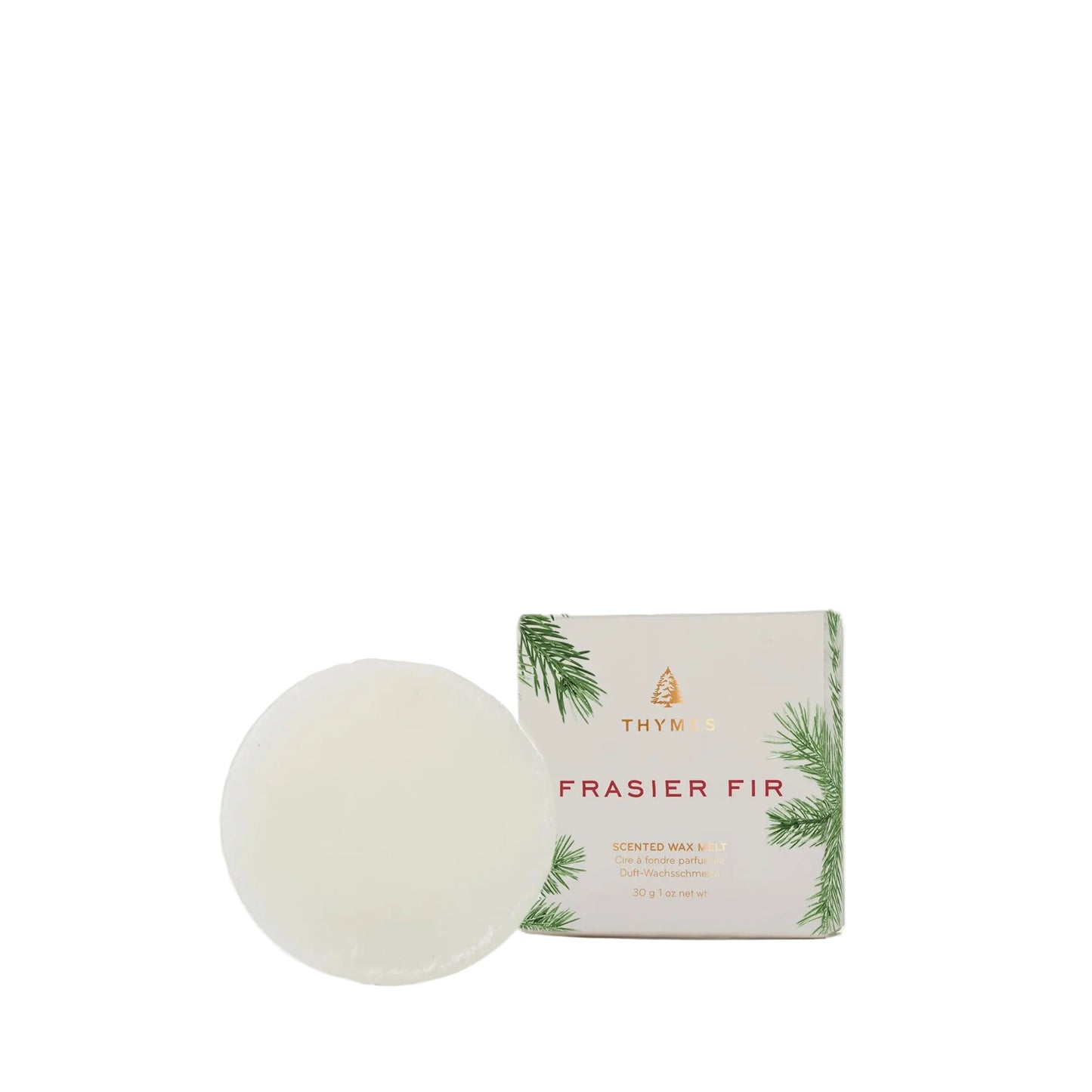 Thymes Frasier Fir Scented Wax Melt - Iconic Pine & Cedarwood Fragrance