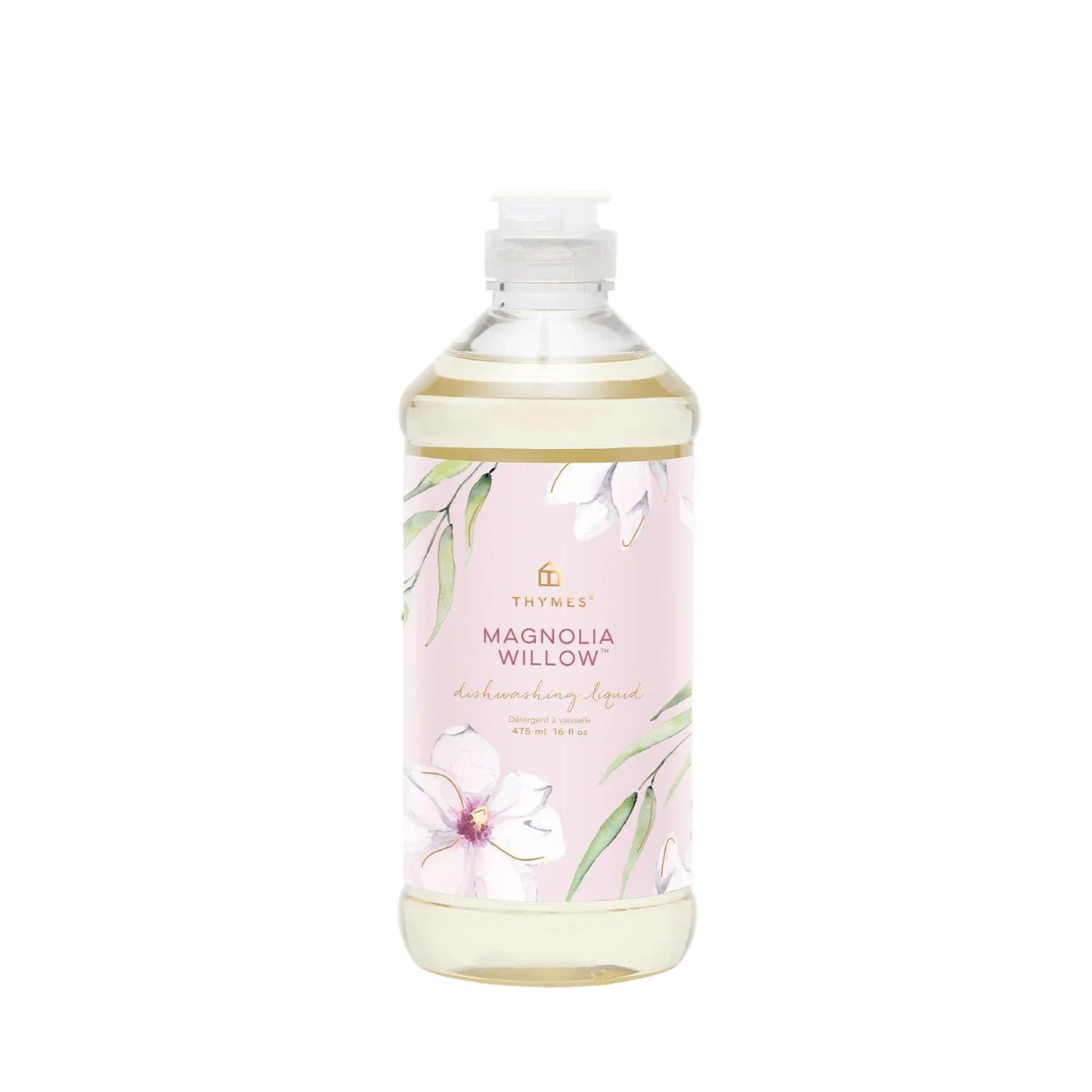 Thymes Magnolia Willow Dishwashing Liquid - Gentle & Effective Dish Soap