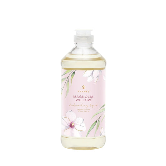 Thymes Magnolia Willow Dishwashing Liquid - Gentle & Effective Dish Soap