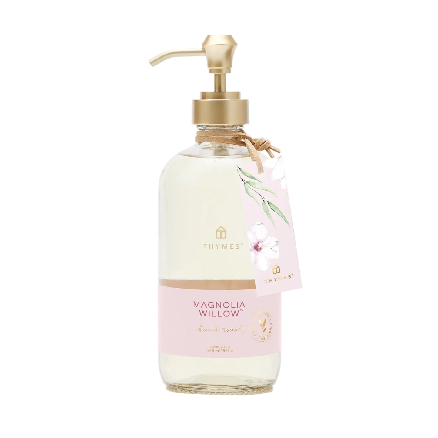 Thymes Magnolia Willow Hand Wash - Gentle Cleansing Liquid Soap