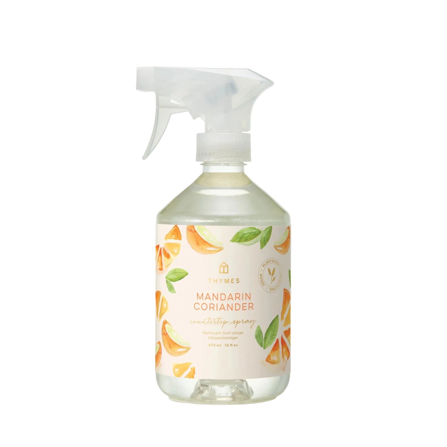 Thymes Mandarin Coriander Countertop Spray - All-Purpose Surface Cleaner
