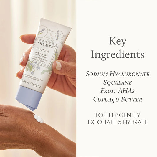 Thymes Lavender Restorative Hand Cream