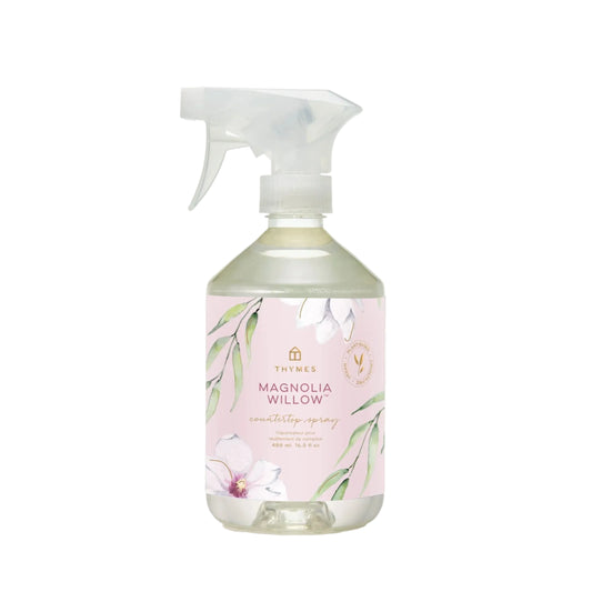 Thymes Magnolia Willow Countertop Spray - Gentle Surface Cleaner
