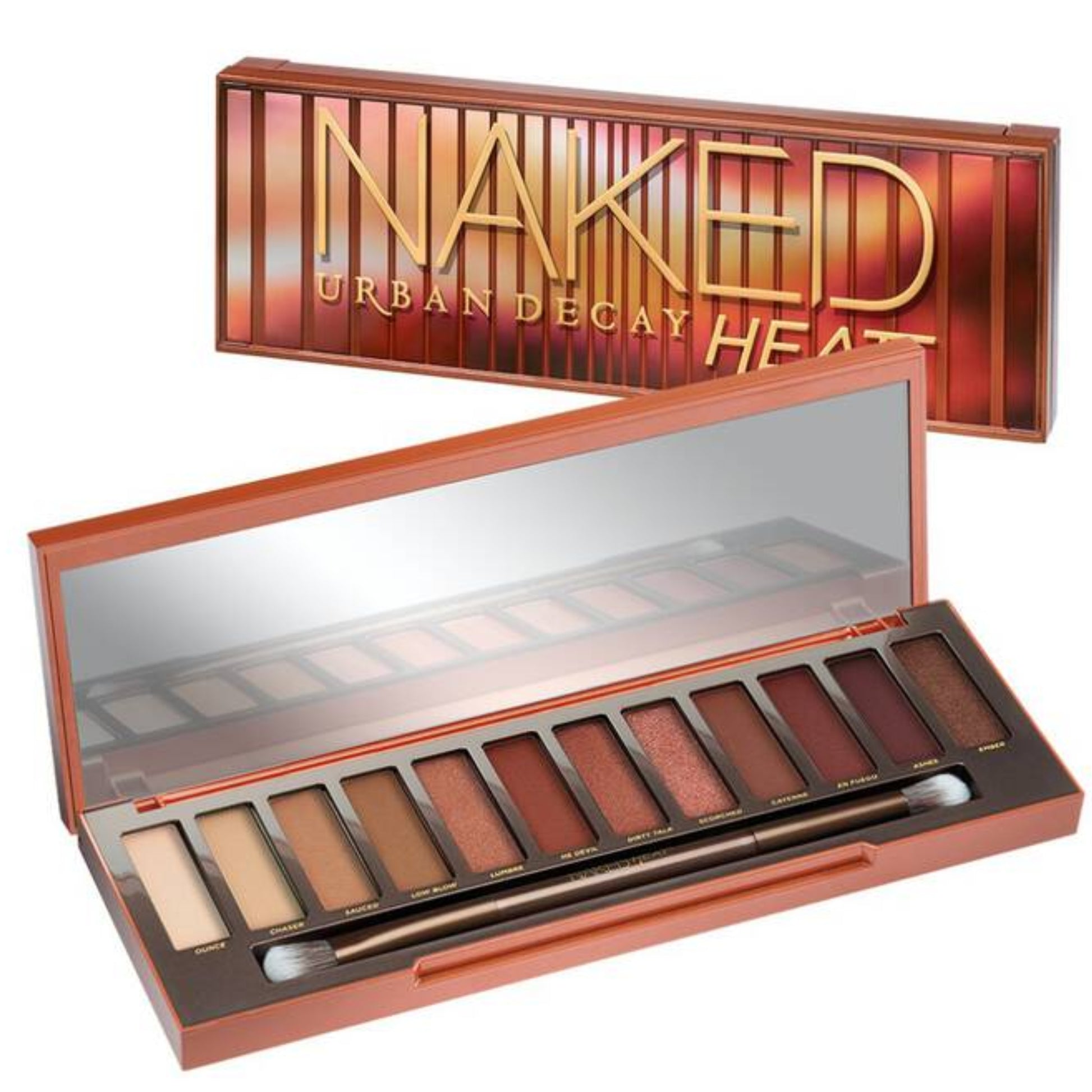 Urban Decay Naked Heat Eyeshadow Palette - 12 Amber-Hued Shades
