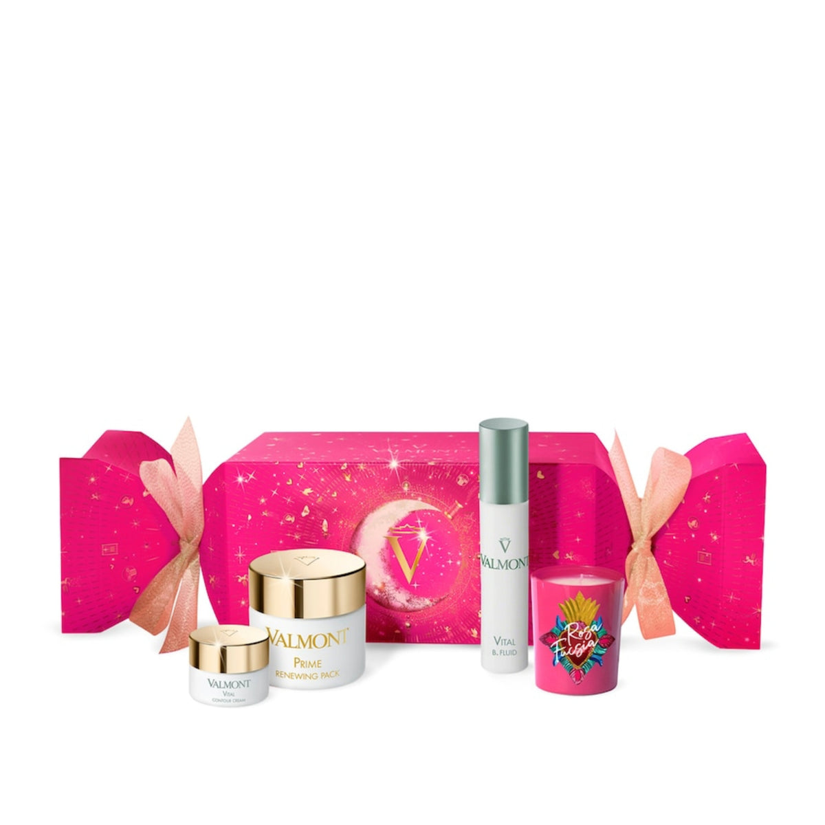 Valmont Fuchsia Odyssey Vitality Cracker Skincare Set