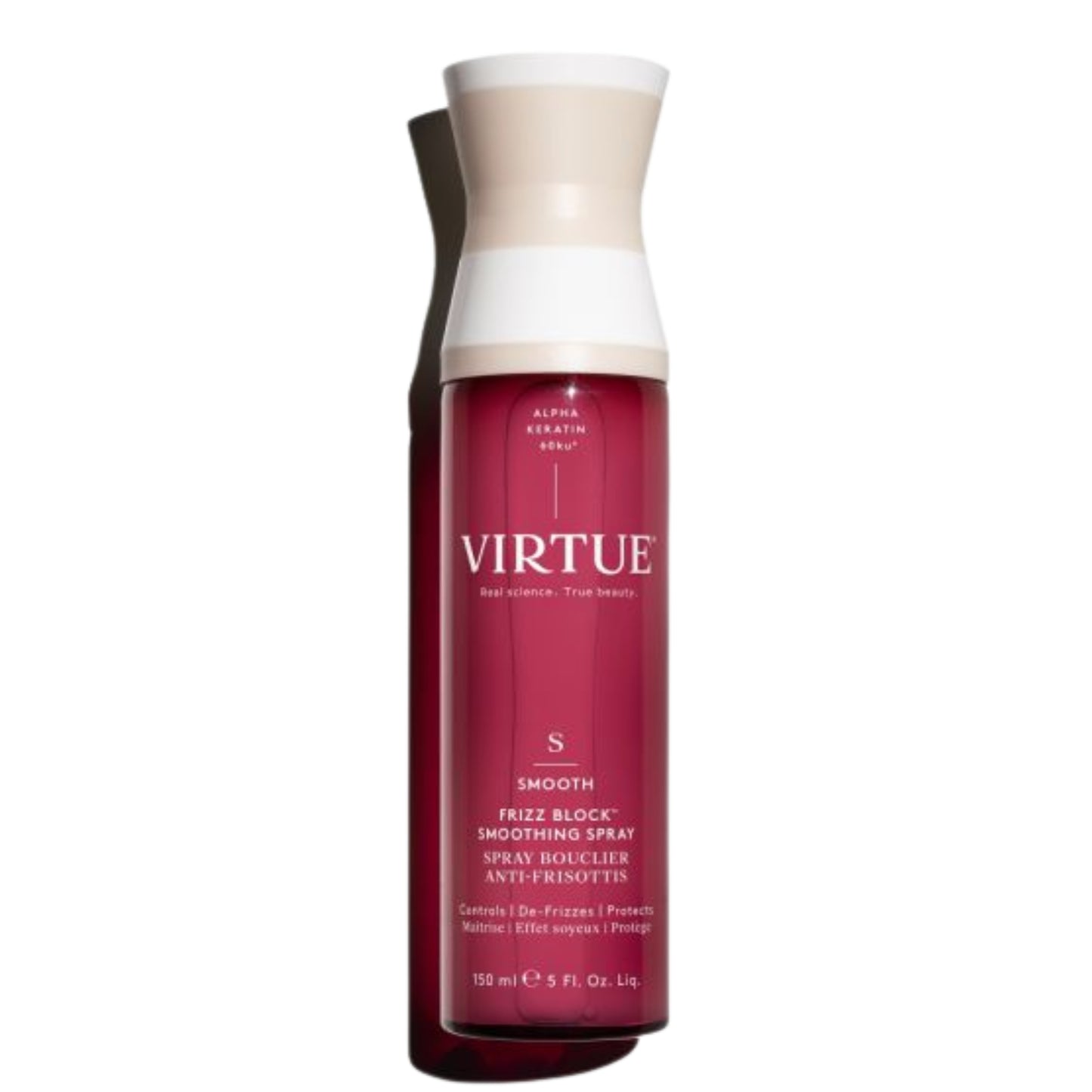 Virtue Frizz Shield Rx - Humidity-Blocking Smoothing Spray - 5 Oz