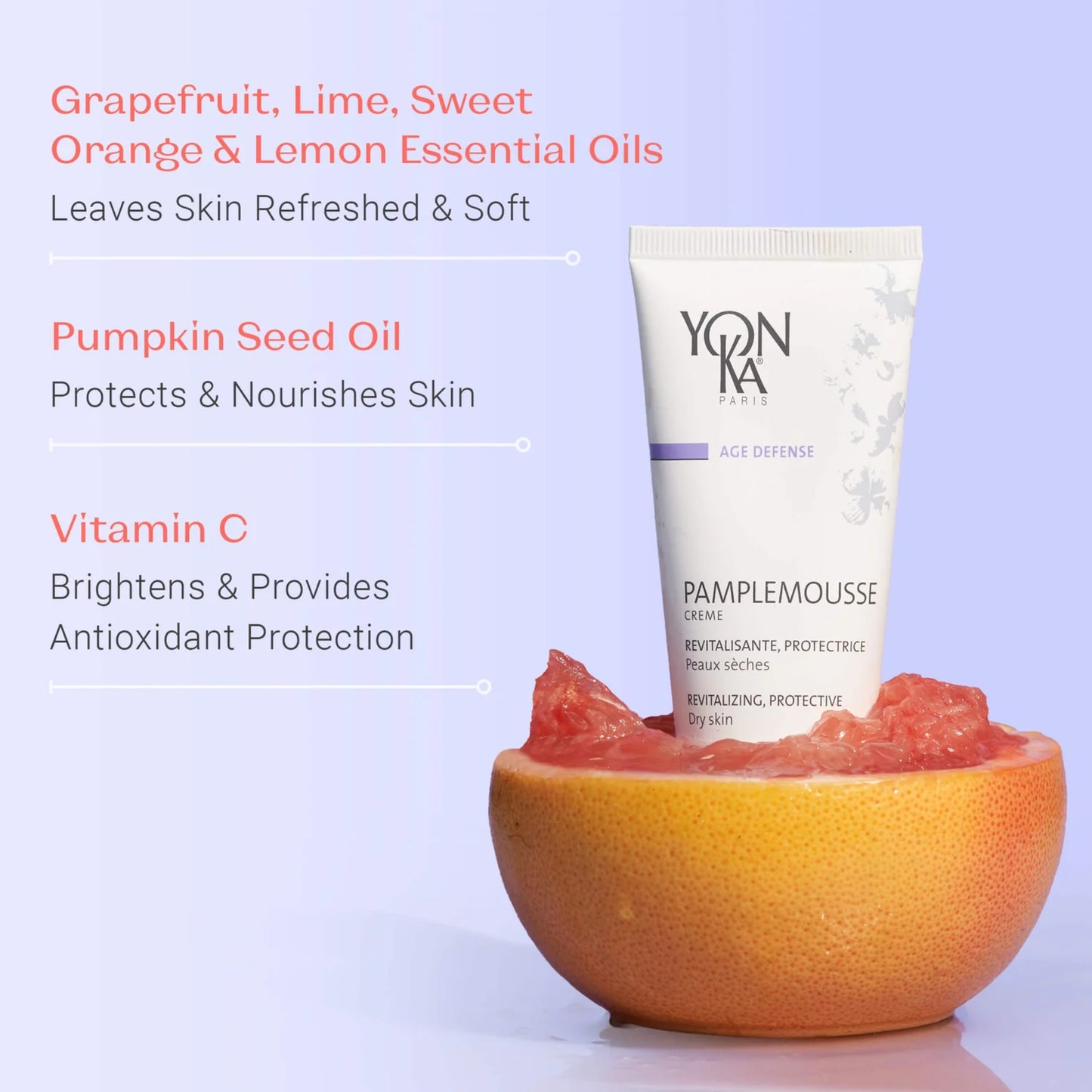 Yon-Ka PAMPLEMOUSSE PS - Energizing & Smoothing Cream for Normal to Dry Skin