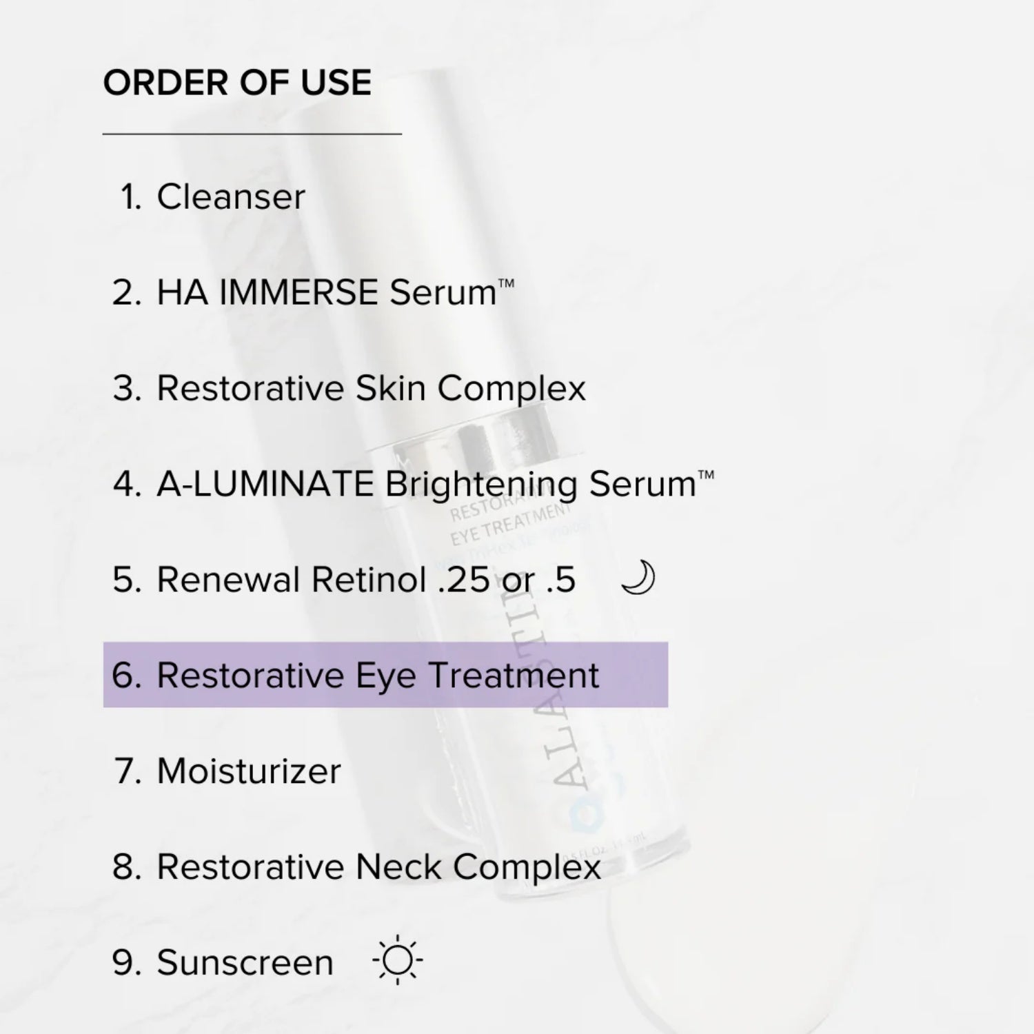 Alastin Skincare Restorative Eye Treatment 0.5 Oz for brightening and firming eyes.