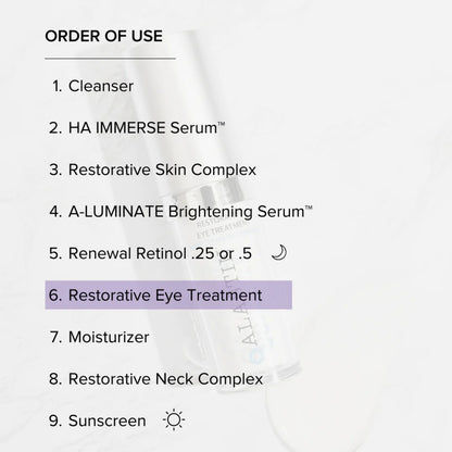 Alastin Skincare Restorative Eye Treatment 0.5 Oz for brightening and firming eyes.