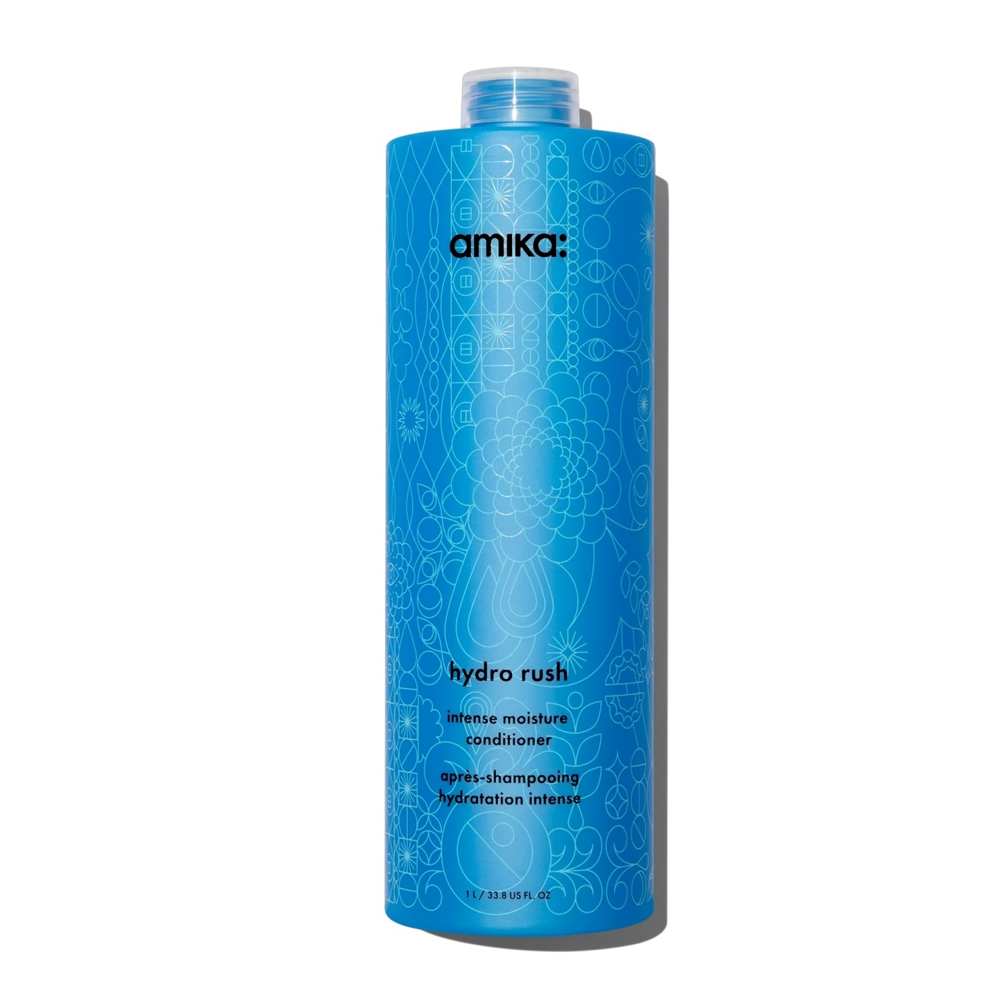 Amika Hydro Rush Intense Moisture Conditioner 33.8 oz – powerful hydration boost