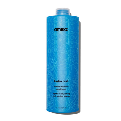Amika Hydro Rush Intense Moisture Conditioner 33.8 oz – powerful hydration boost
