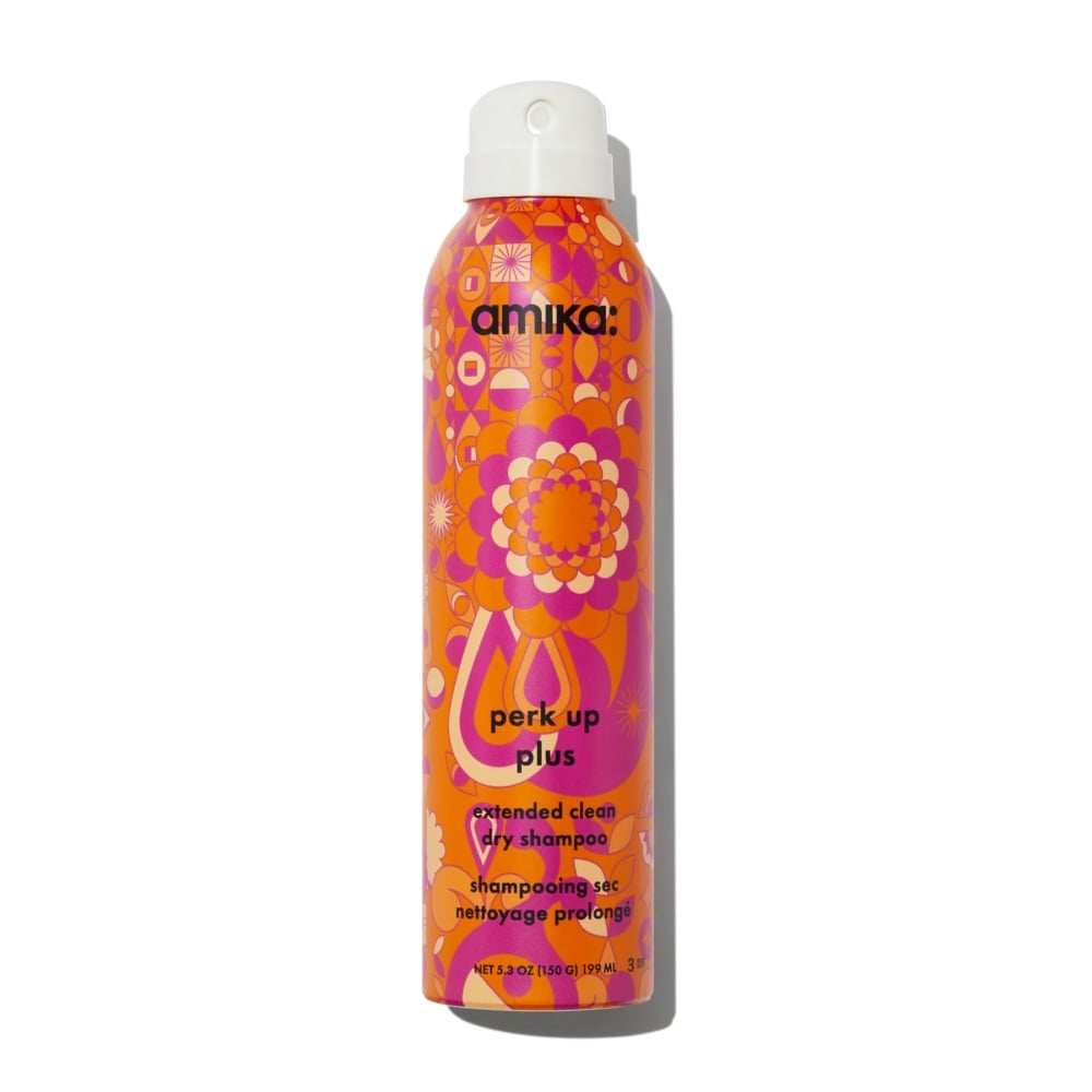 Amika Perk Up Plus Extended Clean Dry Shampoo – talc-free dry shampoo for extended freshness