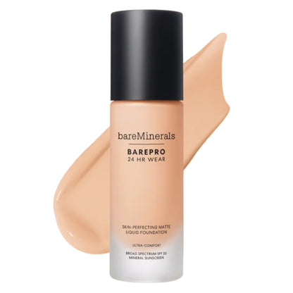 bareMinerals BarePro 24HR Wear Skin-Perfecting Matte Liquid Foundation Mineral SPF 20
