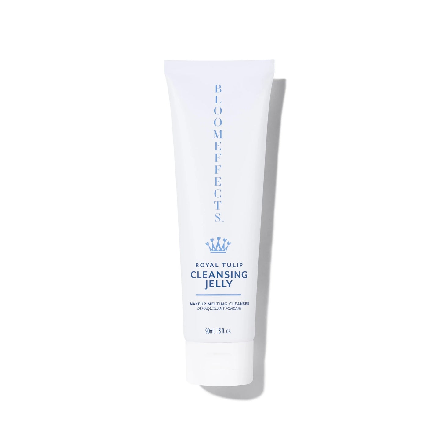 Bloom Effects Royal Tulip Cleansing Jelly Tube 3 oz for gentle makeup removal and hydrated skin