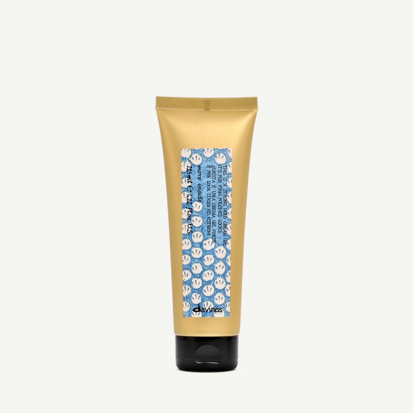 Davines More Inside Strong Hold Cream Gel 125 mL – Firm control and natural shine for styled hair
