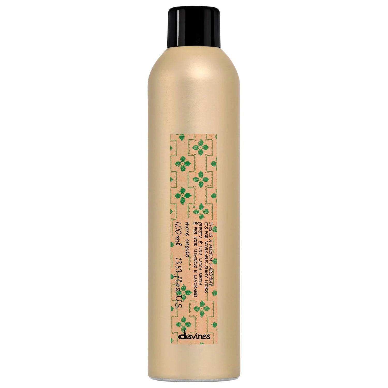 Davines This Is A Medium Hairspray – Flexible hold with natural finish









