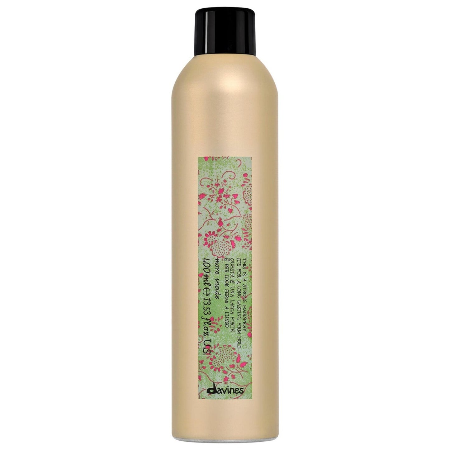 Davines This Is A Strong Hairspray 400 mL – Firm hold hairspray for long-lasting style