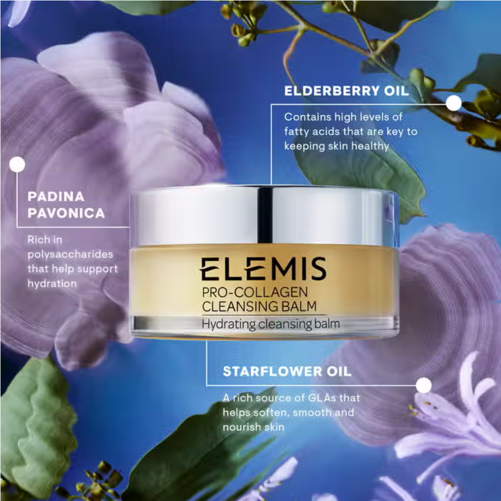 Elemis Pro-Collagen Cleansing Balm skincare product.