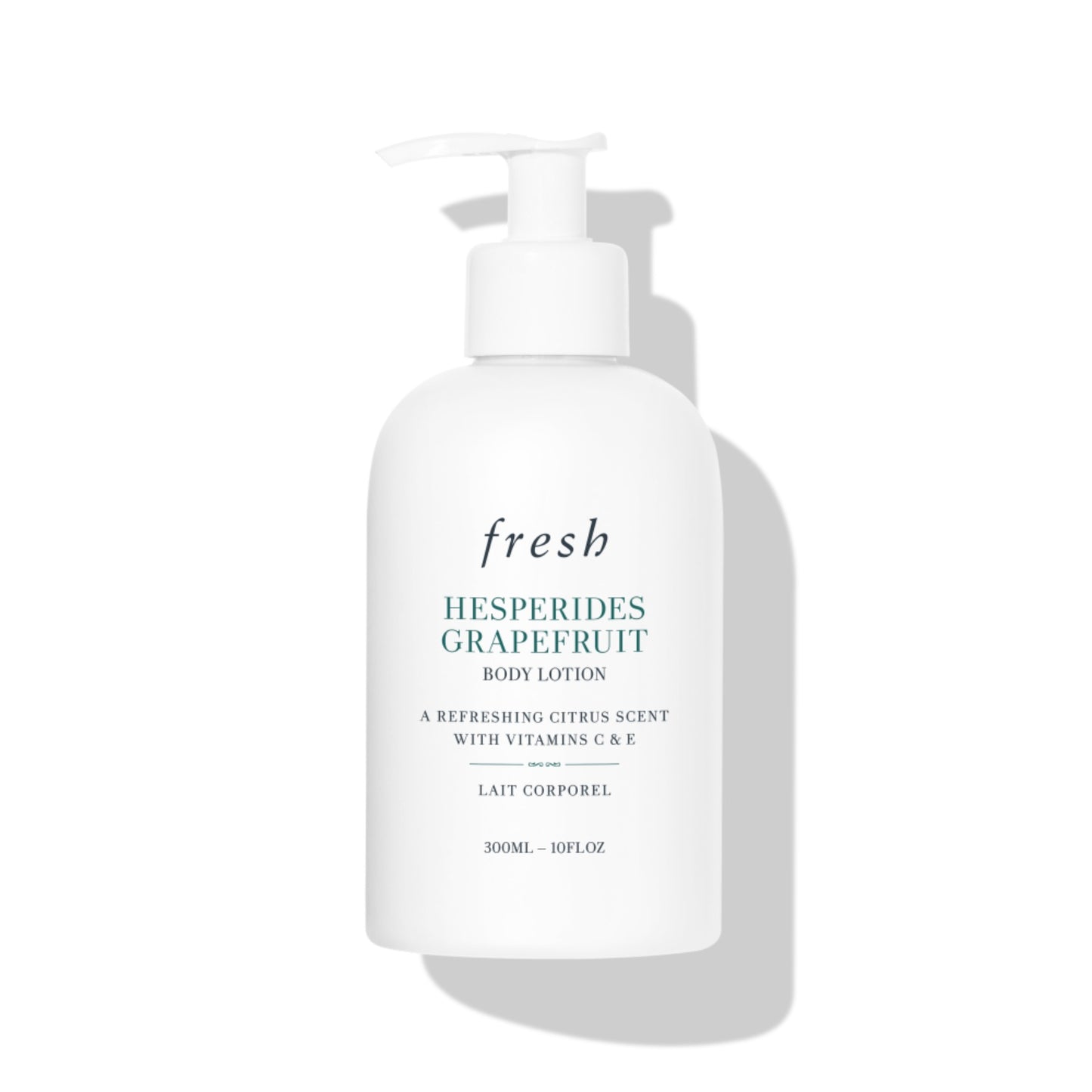 Fresh Hesperides Grapefruit Body Lotion 300 mL with refreshing citrus scent for hydrated, glowing skin.