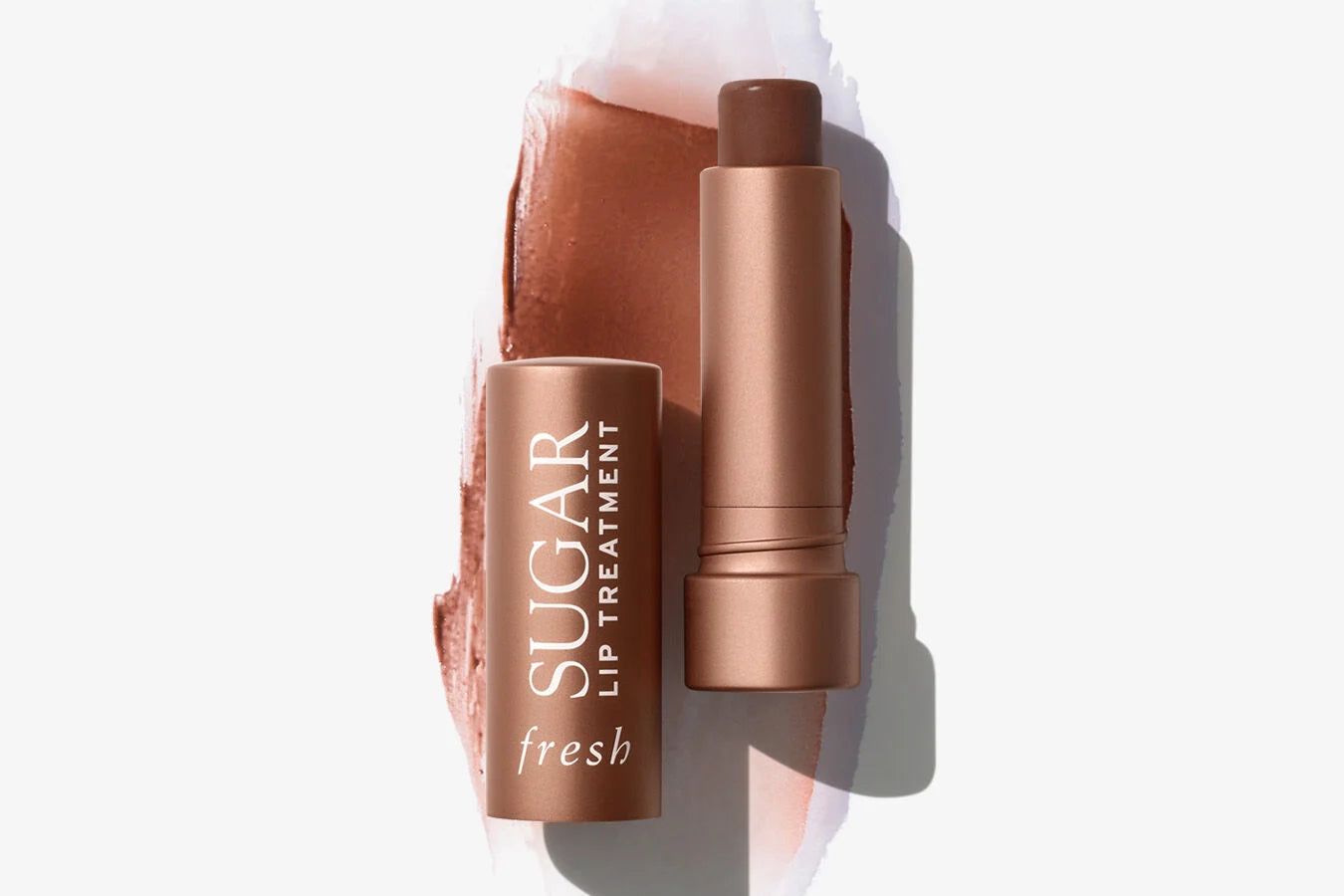 Fresh Sugar Lip Balm in Cocoa shade — moisturizing tinted lip treatment