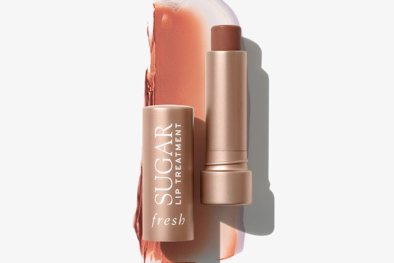 Fresh Sugar Honey Lip Balm tube with creamy honey tint