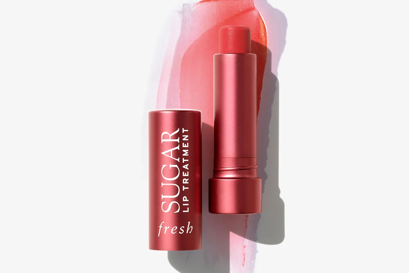 Fresh Sugar Lip Balm in Papaya shade — nourishing tinted lip treatment