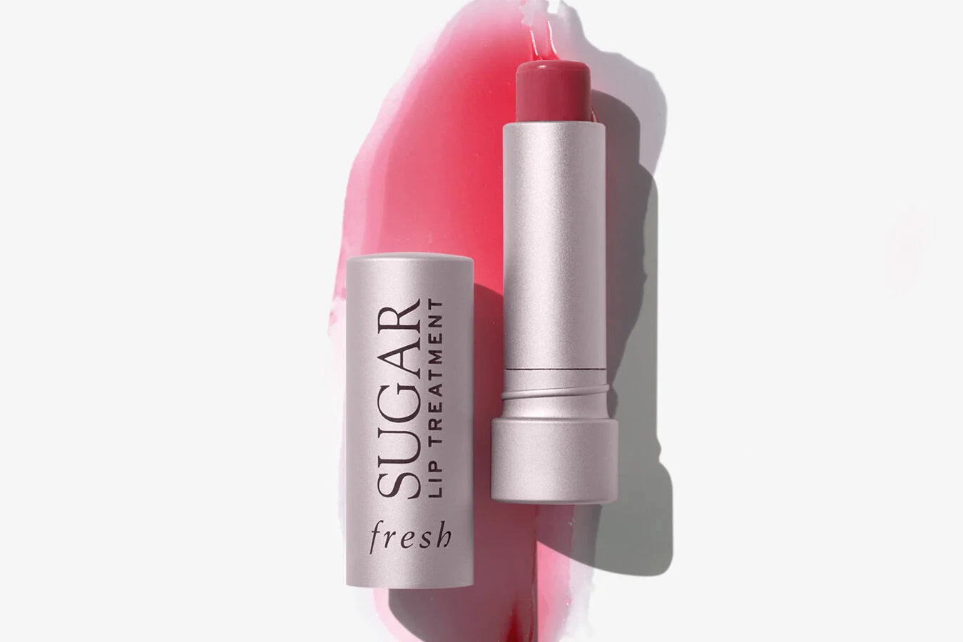 Fresh Sugar Lip Balm tube in Rose shade