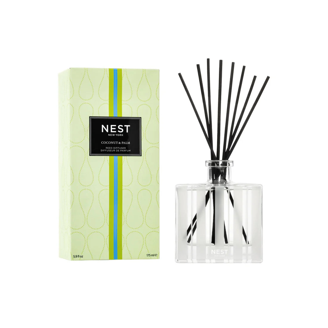 NEST Coconut & Palm Reed Diffuser 5.9 OZ | Tropical Home Scent – Nava ...