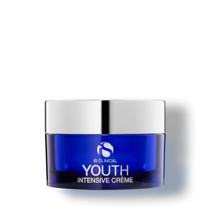 iS Clinical Youth Intensive Crème jar with smooth texture for anti-aging skin care