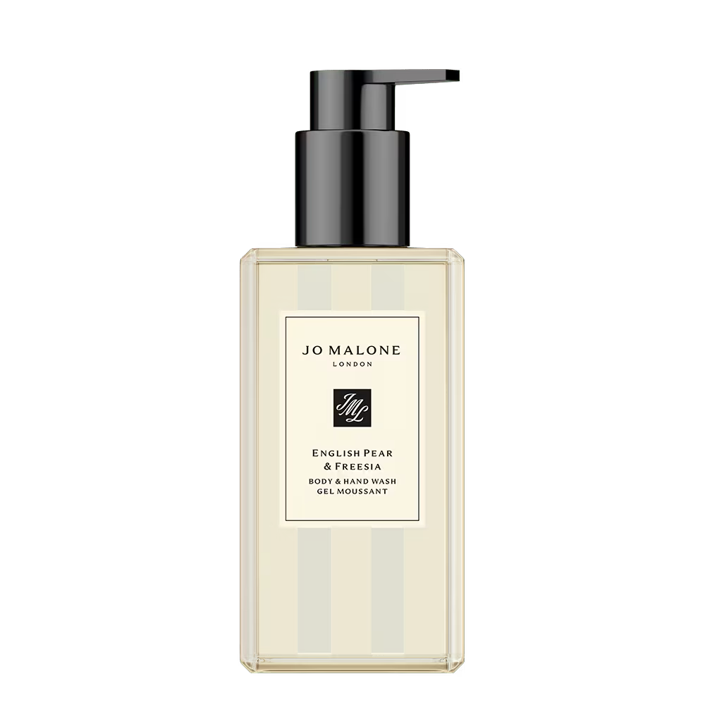 Jo Malone English Pear & Freesia Body & Hand Wash 250ml – elegant bottle with fruity floral scent
