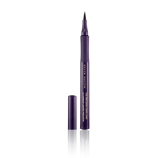 Kevyn Aucoin Precision Liquid Liner in Basic Black – ultra-fine tip for sharp, defined lines
