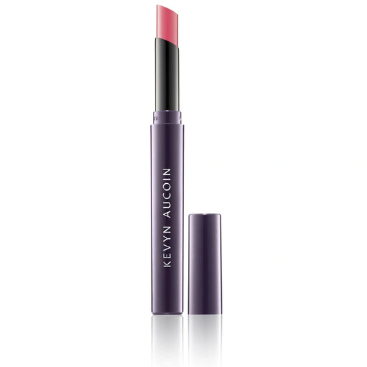 Kevyn Aucoin Unforgettable Lipstick Shine in Roserin – glossy, soft rose-toned lipstick for a fresh look
