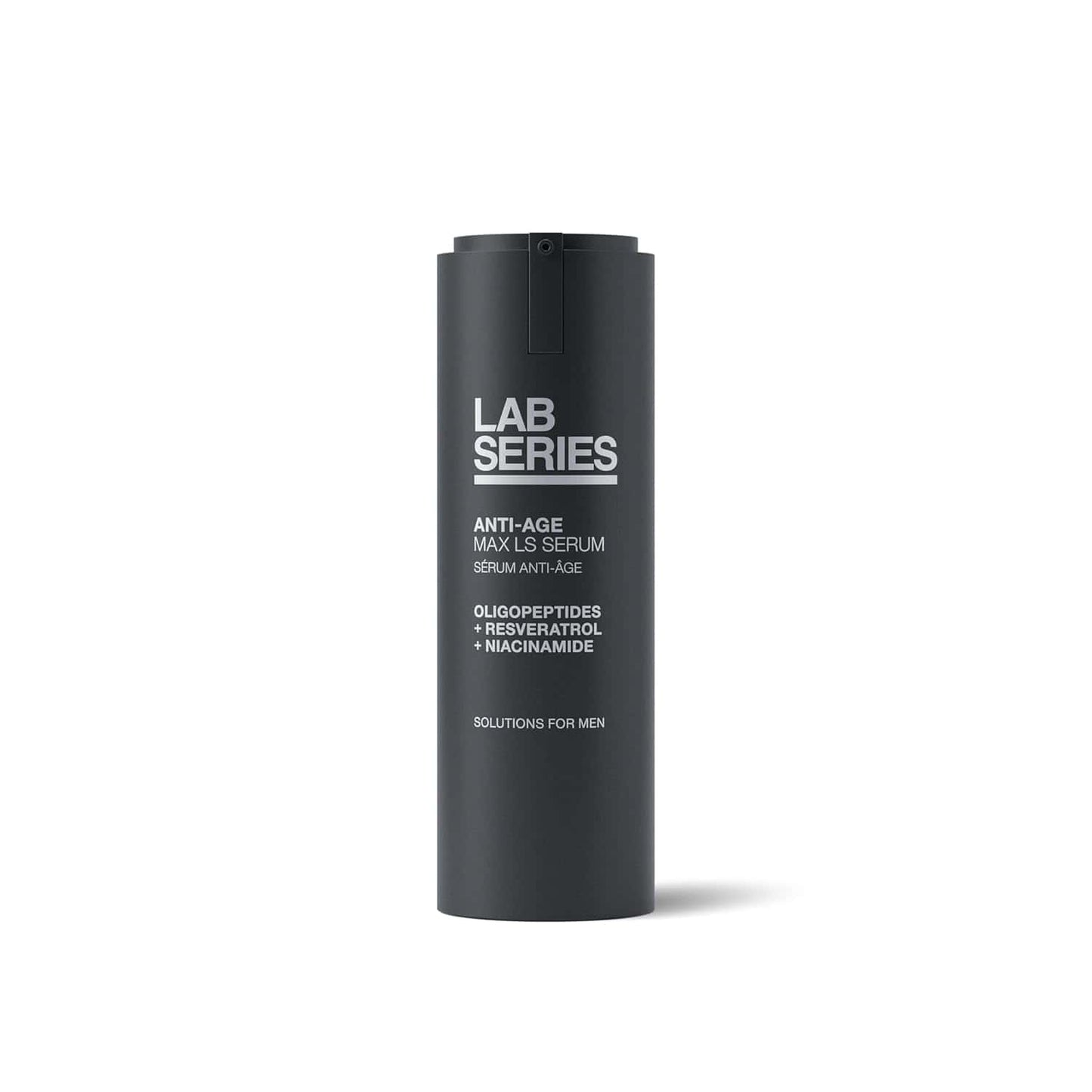 Lab Series Max LX Serum 0.91 oz bottle for anti-aging, firming, and revitalizing men's skin