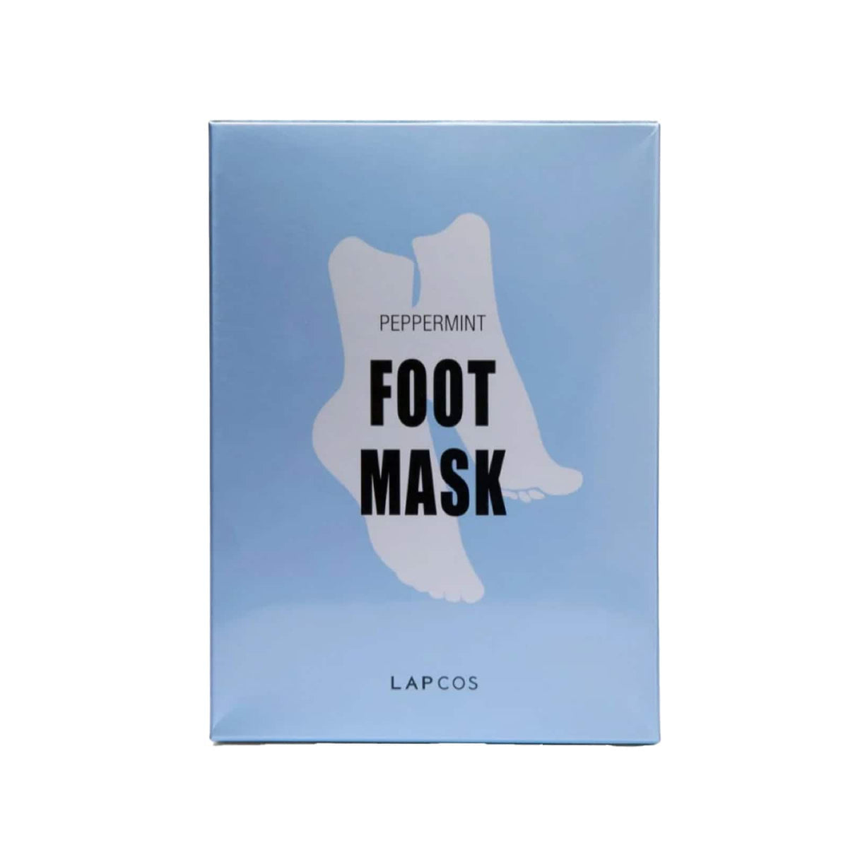 LAPCOS Soothing Peppermint Foot Mask 5 Pack for cooling, refreshed feet