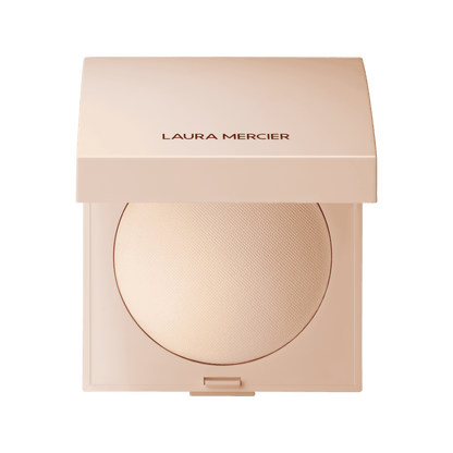 Laura Mercier Real Flawless Luminous Perfecting Pressed Powder Translucent – lightweight, radiant pressed powder for a smooth, natural finish