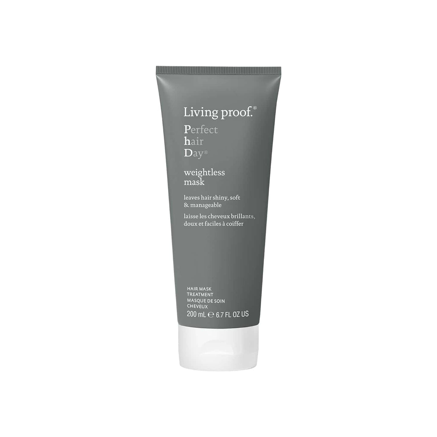 Living Proof Perfect Hair Day Weightless Mask 6.7 oz for deep hydration, smoothness, and shine without weighing hair down