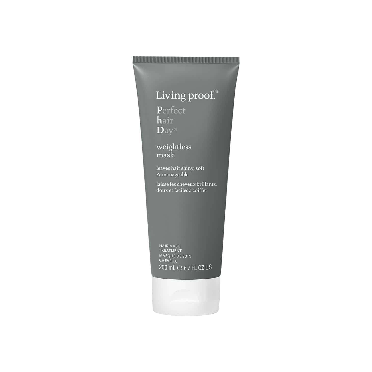 Living Proof Perfect Hair Day Weightless Mask 6.7 oz for deep hydration, smoothness, and shine without weighing hair down