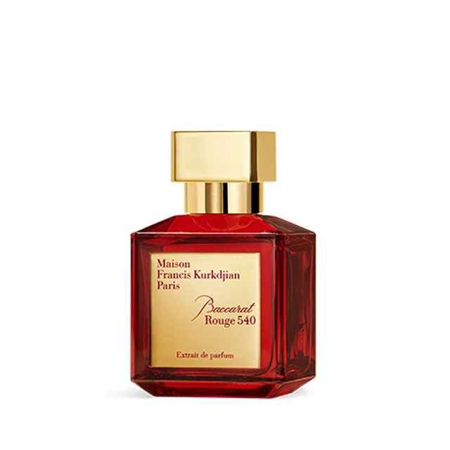 Maison Francis Kurkdjian Baccarat Rouge 540 Extrait de Parfum 2.4 oz with rich amber and floral notes