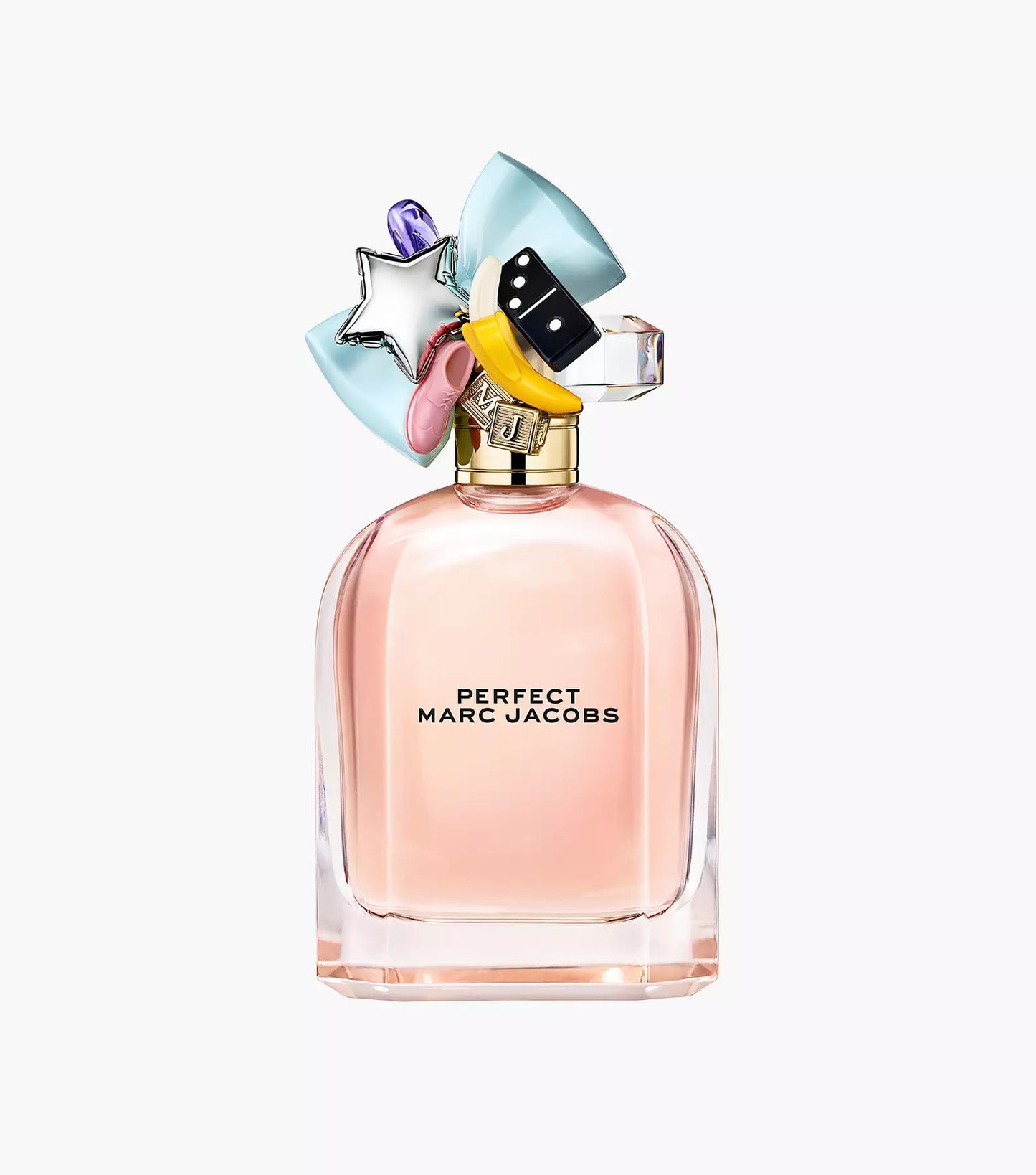 Marc Jacobs Perfect Eau de Parfum 3.3 oz bottle with charm-adorned cap
