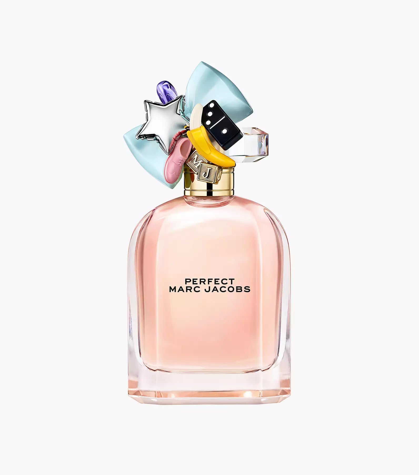 Marc Jacobs Perfect Eau de Parfum 3.3 oz bottle with charm-adorned cap