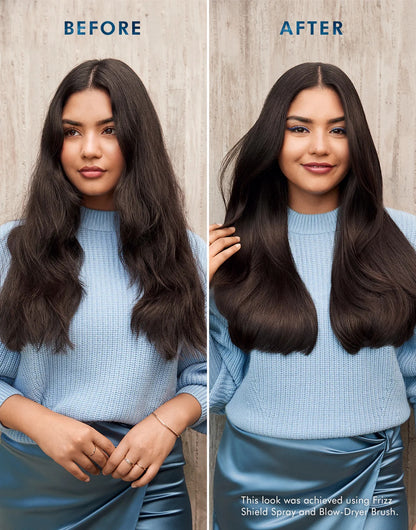 Moroccanoil Effortless Style 4-in-1 Blow-Dryer Brush for sleek, smooth hair.