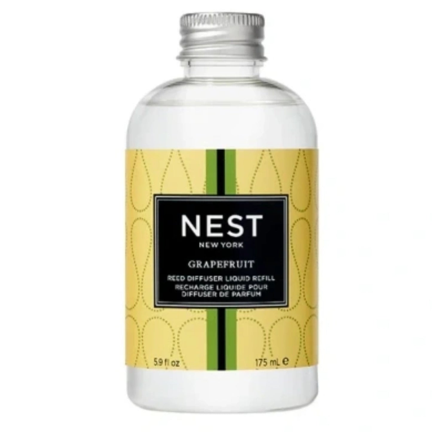 NEST New York Grapefruit Reed Diffuser Refill 5.9 Oz – bright, citrus-scented home fragrance.