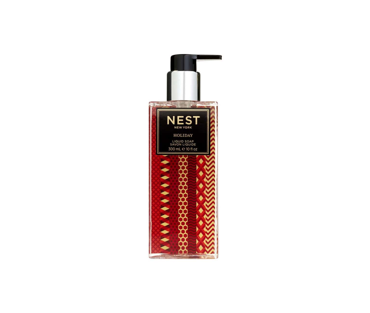 Nest New York Holiday Liquid Soap 10 OZ for festive, moisturizing hand cleansing with a seasonal fragrance








