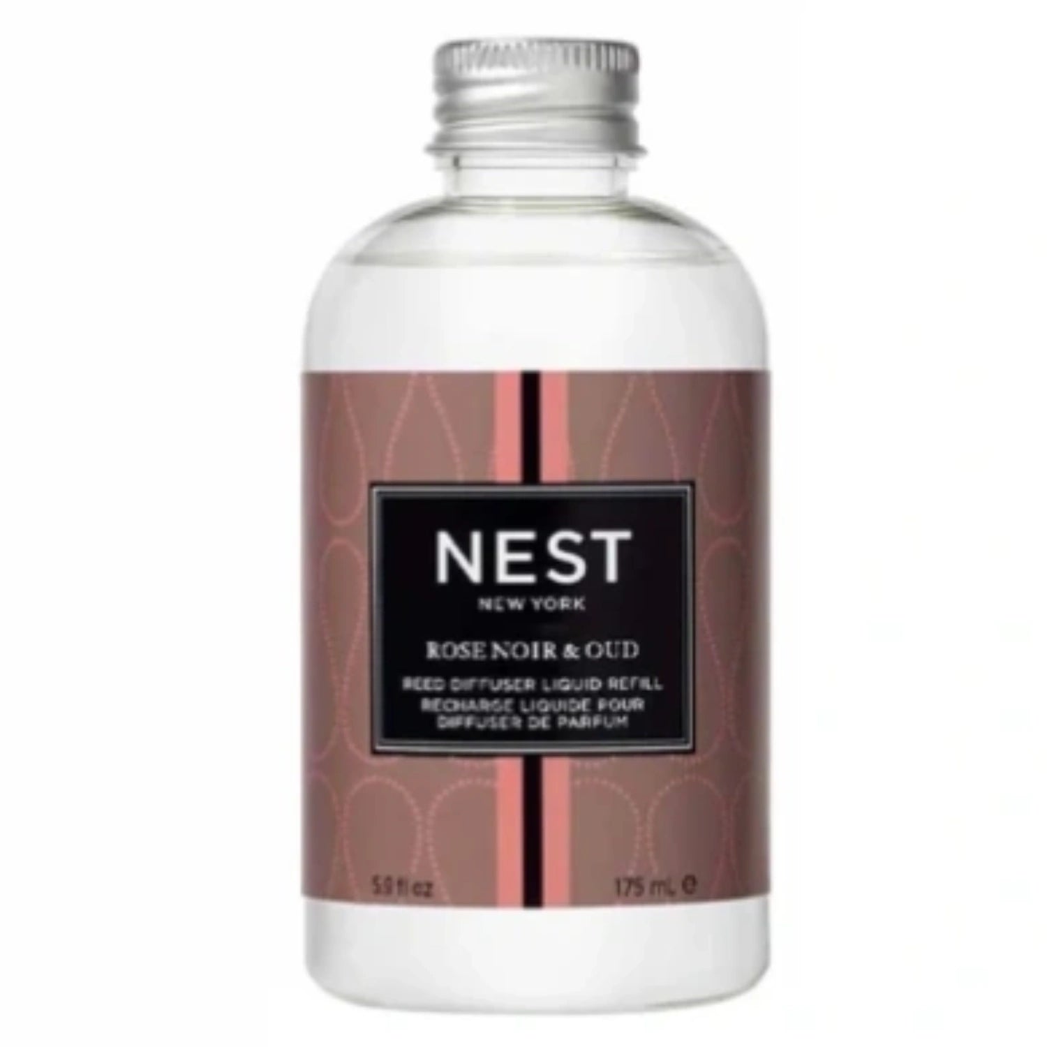 NEST Rose Noir & Oud Diffuser Refill 5.9 Oz with rich floral scent.